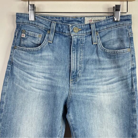 AG Adriano Goldschmied The Isabelle high rise Cropped crop double hem jeans 26 - Picture 3 of 13